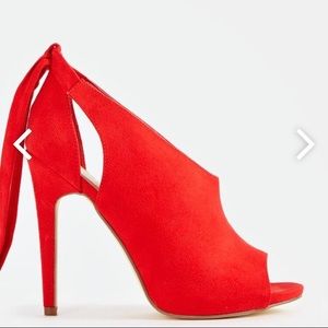 Just fab sexy red shoes size 9 new in box